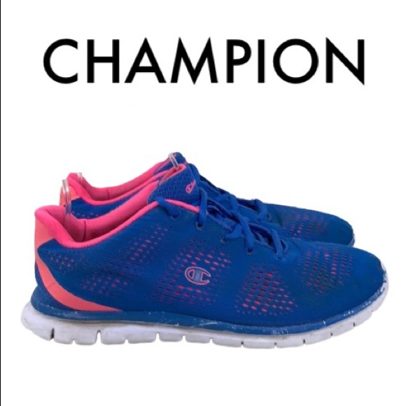 Champion Shoes - CHAMPION BLUE PINK SNEAKERS SIZE 8
